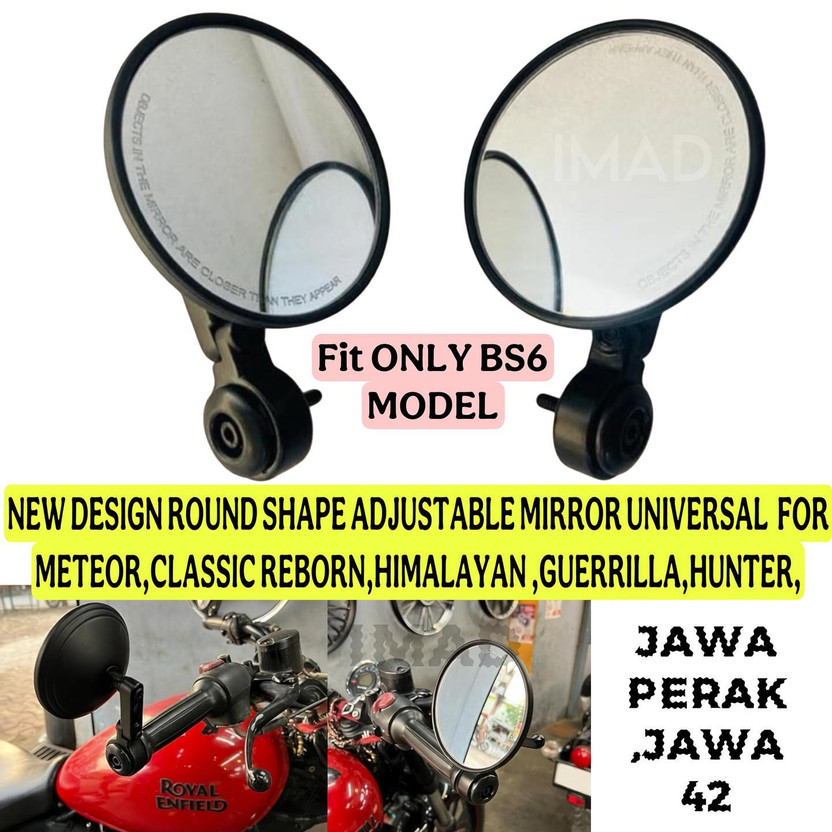 imad Manual Rear View Mirror, Dual Mirror, Driver Side For Mini 1 Series(Left, Right)