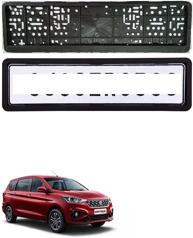 Urban villagers Car Number Plate Frame Set of Two (Front and Back) for