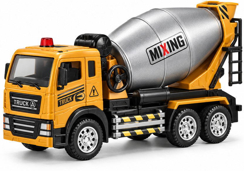 LIL LIL RANGO Yellow Concrete Mixer Truck Toy for Kids, Construction Vehicle(Yellow, Pack of: 1) - Flipkart Deal