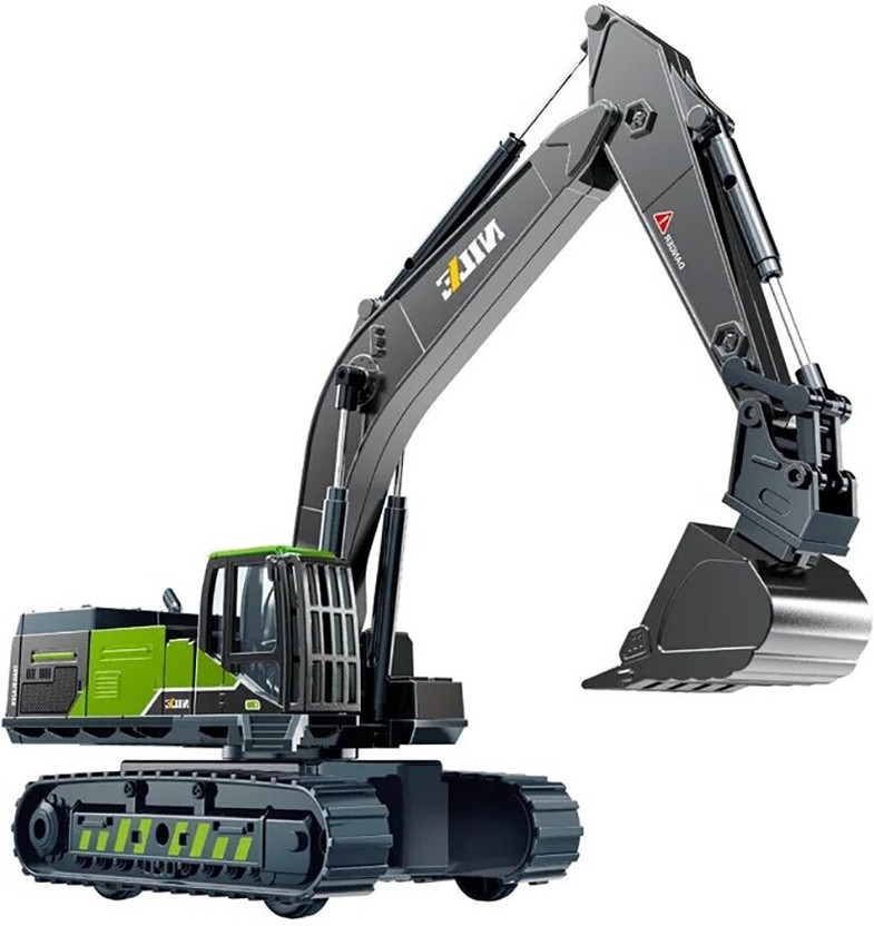 UKAXA Long Crane Excavator Construction Trucks Rotate by 360 Degree JCB Toy Loader JCB(Multicolor, Pack of: 1)