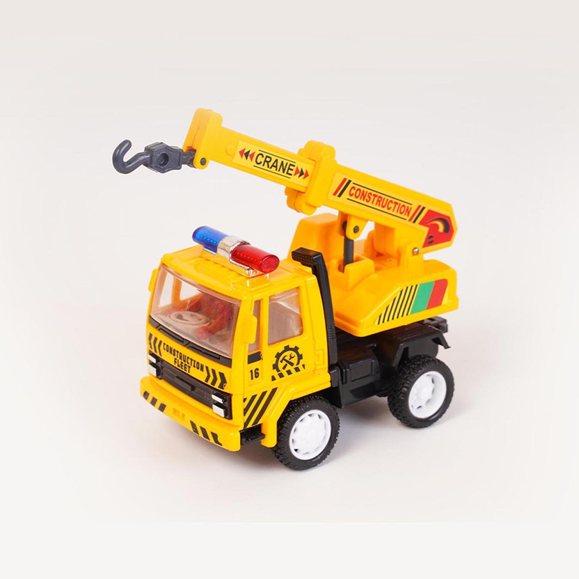 HANAL Crane with Pull-Back Action for Kids(Yellow, Pack of: 1)