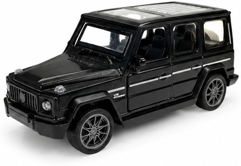 AVYA AVYA GLOBAL Mercedes G-Wagon Metal Toy Car with Openable Doors(Rendam color, Black, Pack of: 1) - Flipkart Deal