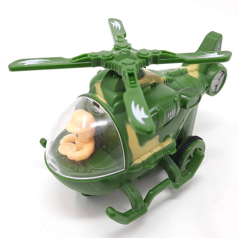Tayo Little Bus Big AIR Rescue Helicopter LED Lighting Effect Sound Friction Toy