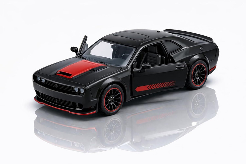 CountryLink 1:64 Scale Dodge Challenger Premium Sports Car Model Toy for Collection(Multicolor)