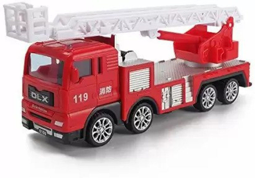 Just craft fire Rescue Truck Play Vehicles fire Truck fire Engine Toys (pack of 1)(Multicolor, Pack of: 1)
