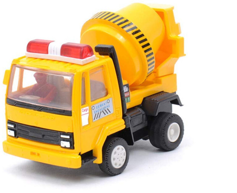 Shyam Creation Plastic concrete mixer with rotatble mixer drum without battery ,pullback action(Multicolor, Pack of: 1)