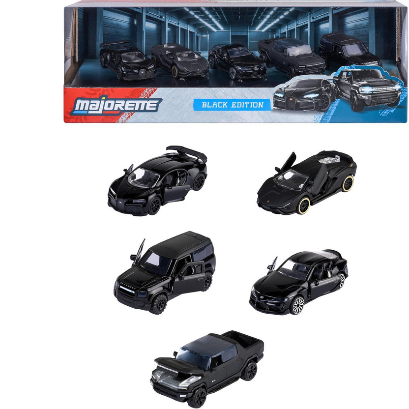 Majorette Majorette Black Edition 5 Pieces Giftpack(Red, White, Pack of: 5) - Flipkart Deal