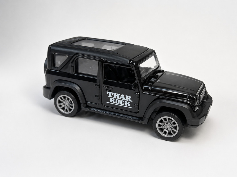 AVYA AVYA GLOBAL Die Cast Thar Roxx Model Car Toy | Pull Back Action SUV for Boys & Girls(Black) - Flipkart Deal