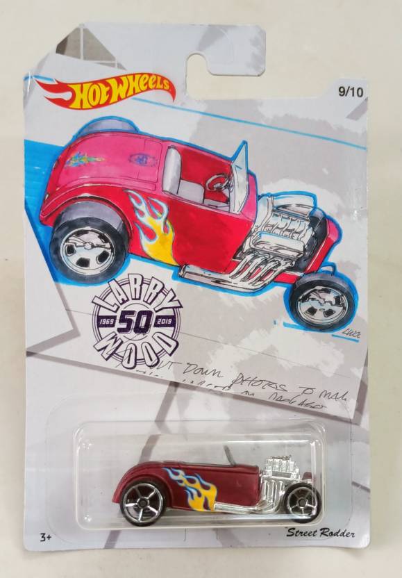 Hot Wheels Larry Wood Street Rodder One Piece Die Cast Toy Car Larry