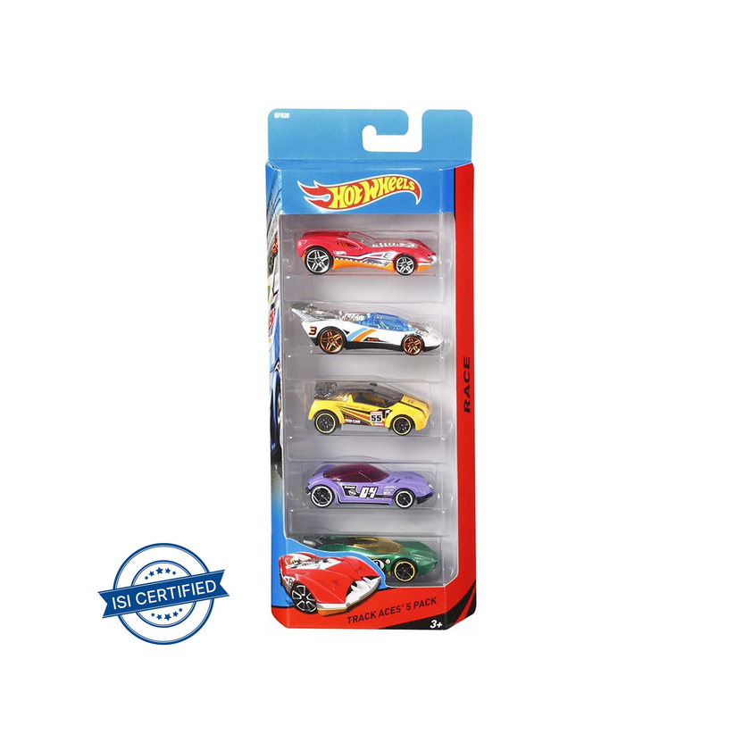 HOT WHEELS 5 car gift pack(Multicolor, Pack of: 5)