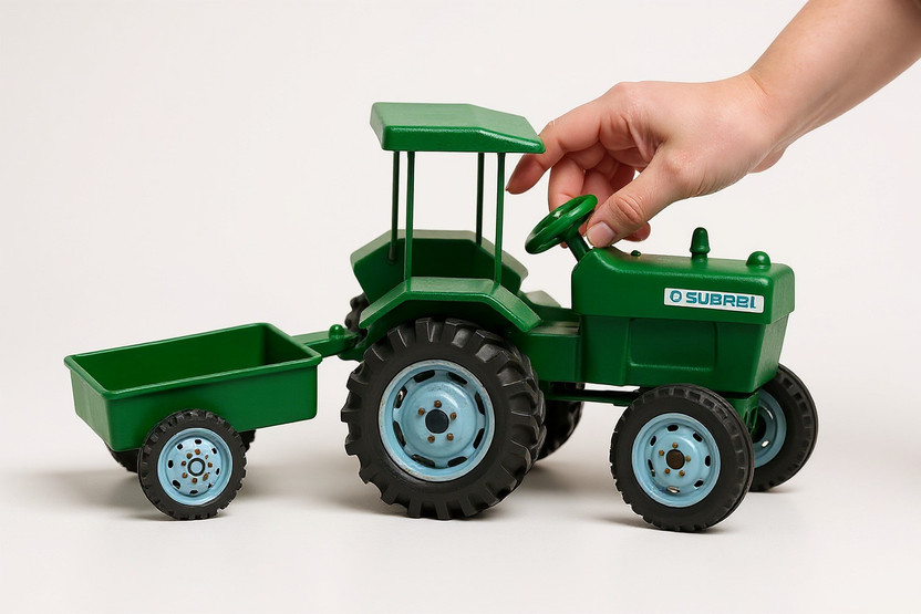 AGRIKID Green Power Farm Tractor Toy(Green)