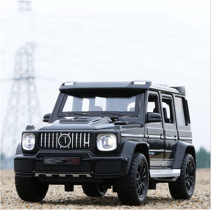 RUTSHRA RUTSHRA 1:32 Metal DieCast Model G-Wagon Vehicle Toy Car pullback Open Door Music Light(Black, Pack of: 1) - Flipkart Deal