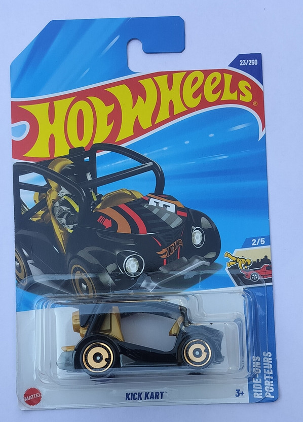 HOT WHEELS RIDE ONS PORTEURS 2/5 KICK KART TOY CAR(Multicolor)