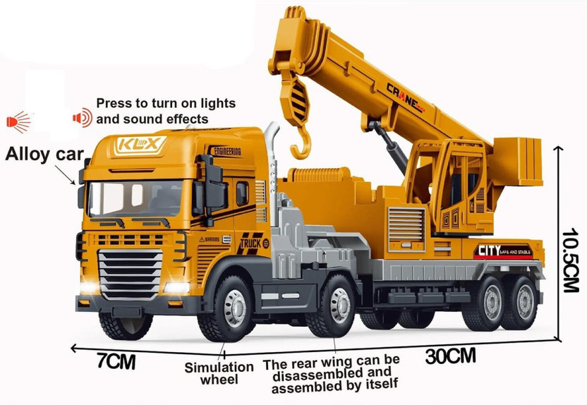 SOVIEXA 4325 Crane Truck SV(Multicolor, Pack of: 1)