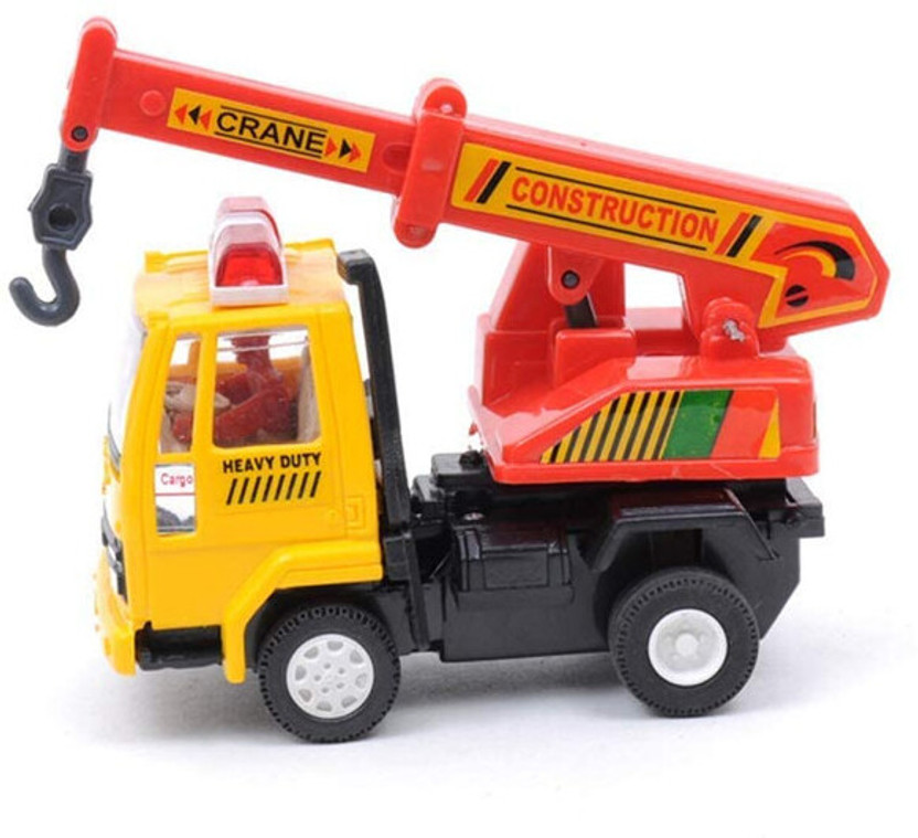 Shyam Creation Plastic crane with rotatble swing arm without battery with pullback action(Multicolor, Pack of: 1)