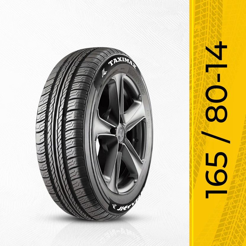 JK Taximax 4 Wheeler Tyre(165 80 R 14, Tube Less)