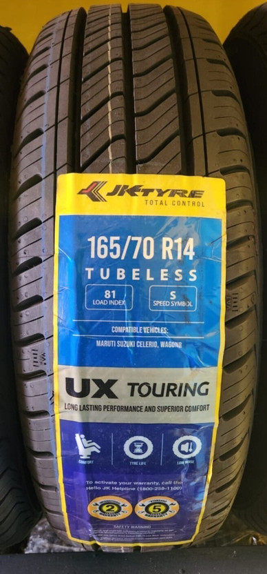 JK TYRE 001 4 Wheeler Tyre(165/70R14, Tube Less)