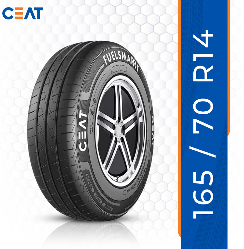 CEAT FUELSMARRT TL 81T 4 Wheeler Tyre(165/70R14, Tube Less)