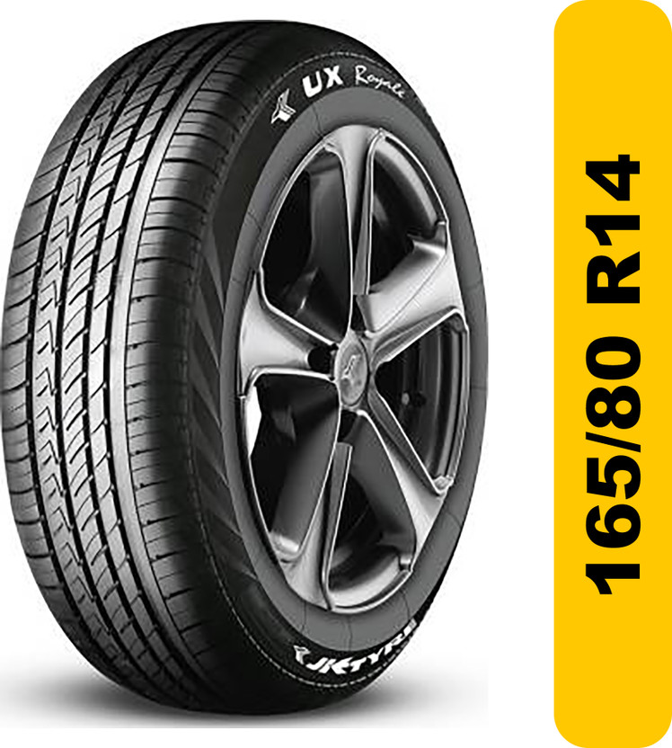 JK TYRE UX Royale 4 Wheeler Tyre(165/80R14, Tube Less)