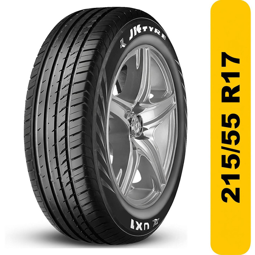 JK JK TYRE 215/55 R17 UX1 4 Wheeler Tyre(TUBELESS ALL SIDE CAR TYRE, Tube Less) - Flipkart Deal