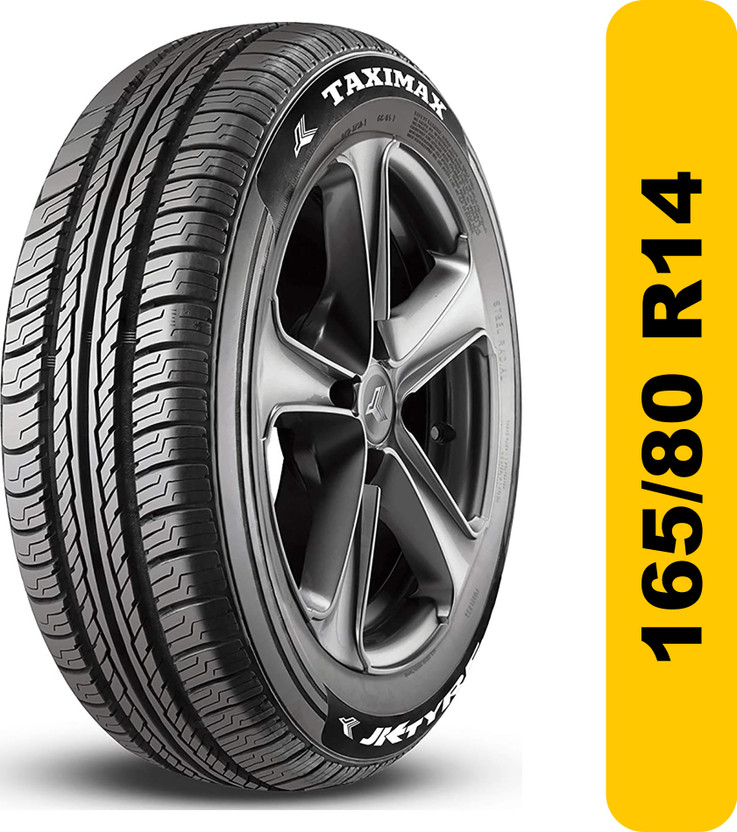 JK TYRE 165/80 R14 4 Wheeler Tyre(TAXIMAX CAR ALL SIDE TYRE TUBELESS, Tube Less)