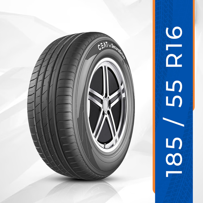 CEAT 185/55R16 SECURADRIVE TL 83V Car Tyre 4 Wheeler Tyre(185/55 R16, Tube Less)
