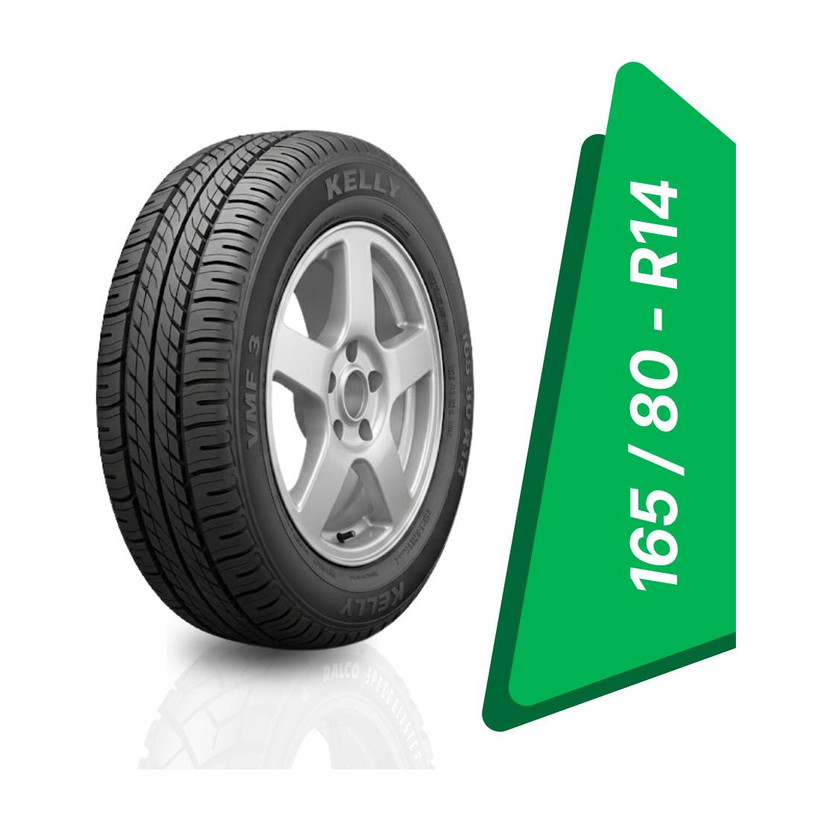 Goodyear Kelly VFM3 4 Wheeler Tyre(165 80 R14 85T, Tube Less)