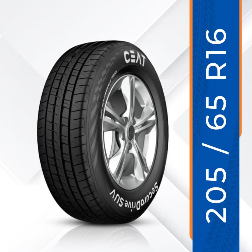 CEAT 205/65 R16 SecuraDrive SUV TL 95H 4 Wheeler Tyre(205/65 R16, Tube Less)