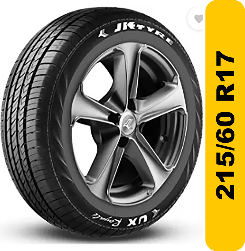 JK TYRE 215/60R17 UX ROYAL TUBE LESS CAR TYRE 4 Wheeler Tyre(TUBELESS, Tube Less)