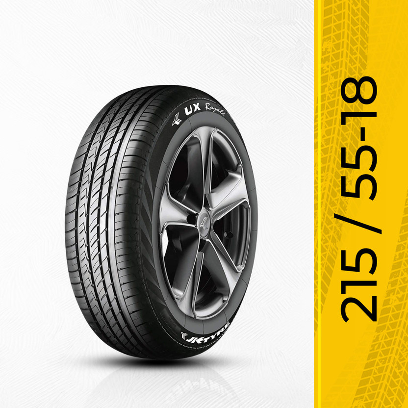 JK TYRE JK Tyres 215/55 R18 UX ROYALE TUBELESS CAR TYRE 4 Wheeler Tyre(215/55 R18, Tube Less)