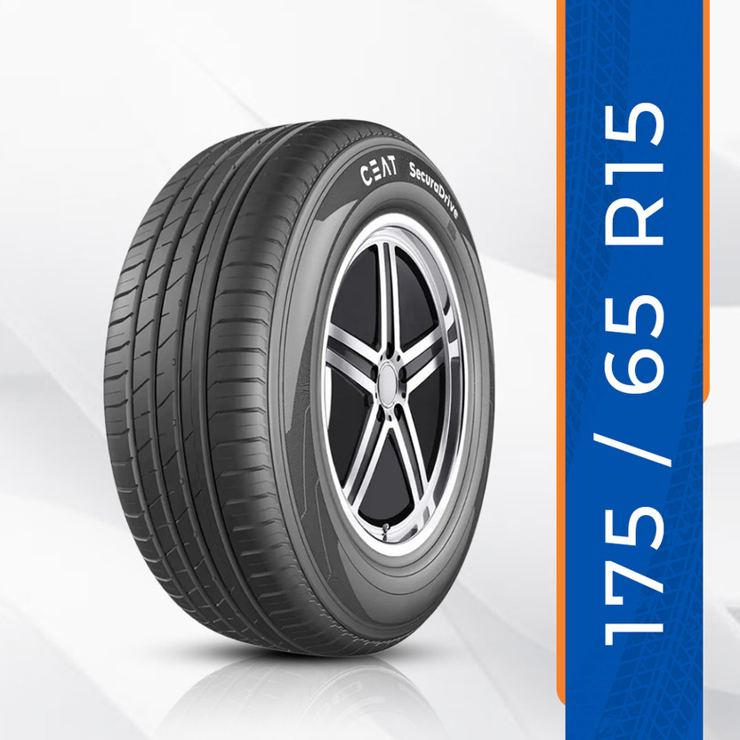 CEAT 175/65R15 SECURADRIVE TL 84H 4 Wheeler Tyre(175/65R15, Tube Less)