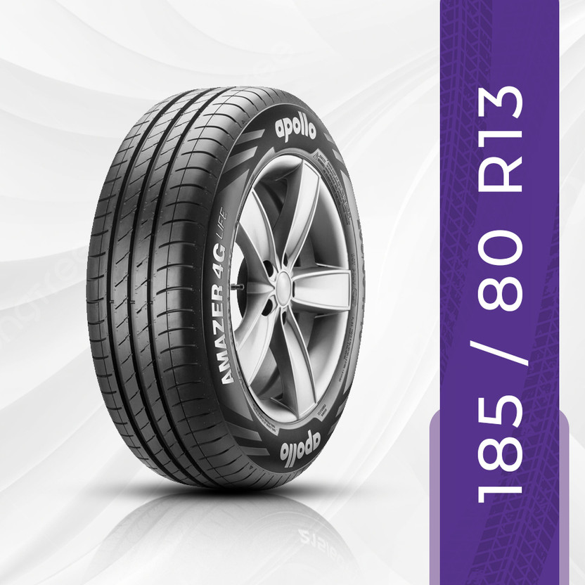 Apollo 75 T Amazer 4G Life 4 Wheeler Tyre(145/80R13, Tube Less)