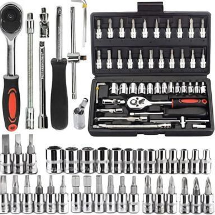 Yugam 46 Pcs Premium Hand Tool Set – Ideal for Home & Professional Applications Vehicle Tool Kit