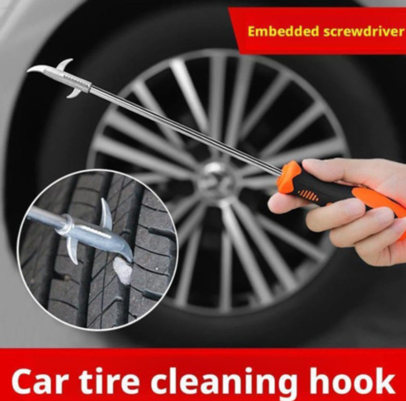 NAKODATRENDS NAKODATRENDS Car Wheel Stone Removal Hook, Ergonomic Car Wheel Cleaner (Multicolor) Vehicle Tool Kit - Flipkart Deal
