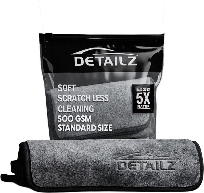 DETAILZ Microfiber Vehicle Washing  Cloth(Pack Of 1, 600 GSM)