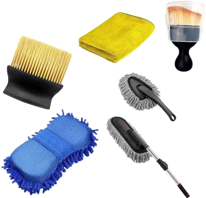 khushmogal hub Premium 6-in-1 Car Detailing & Cleaning Kit all Vehicle Interior Cleaner(6 ml)