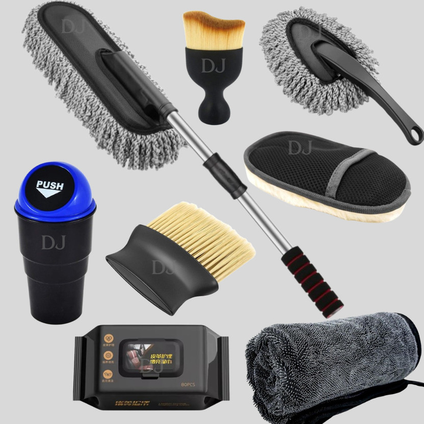 SRBKfashion Stainless Steel, Plastic, Microfiber Vehicle Washing  Duster(Pack Of 8, 800 GSM)