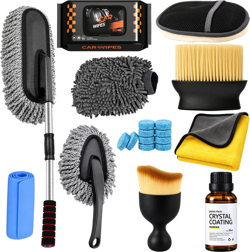 ORIDOR ORIDOR Ultimate Set of 11 Car Cleaning Accessories Detailing Combo Kit CIC301-ME Vehicle Interior Cleaner(11 g) - Flipkart Deal