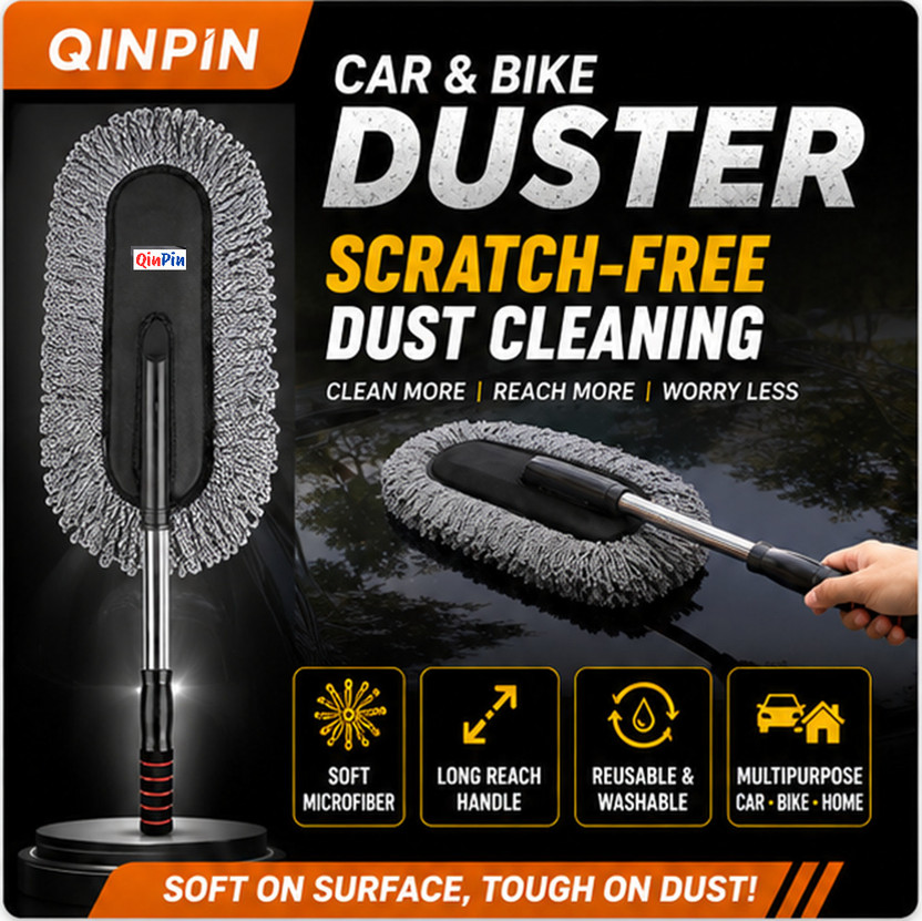 QinPin Microfiber Vehicle Washing  Duster(Pack Of 1, 800 GSM)
