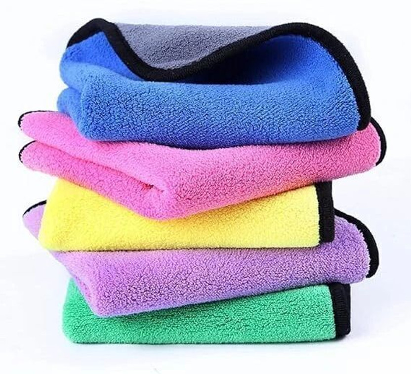 namo creation Microfiber Vehicle Washing  Cloth(Pack Of 4, 600 GSM)