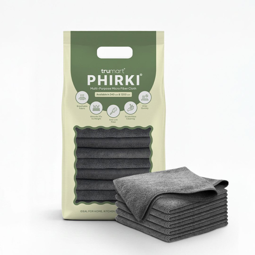 Phirki Phirki 340 GSM Cloth for Car & Home Microfiber Vehicle Washing  Cloth(Pack Of 6) - Flipkart Deal