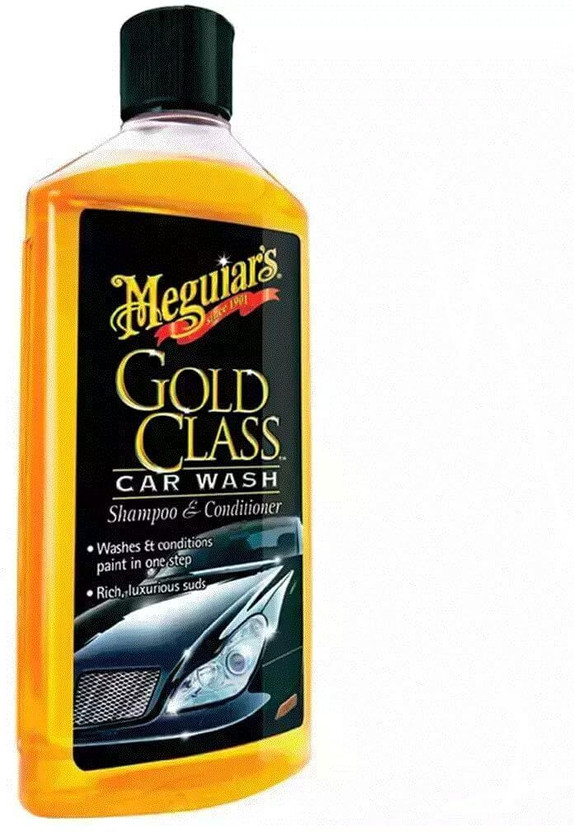 Meguiars Gold Class Car Wash Shampoo & Conditioner Car Washing Liquid(473 ml)