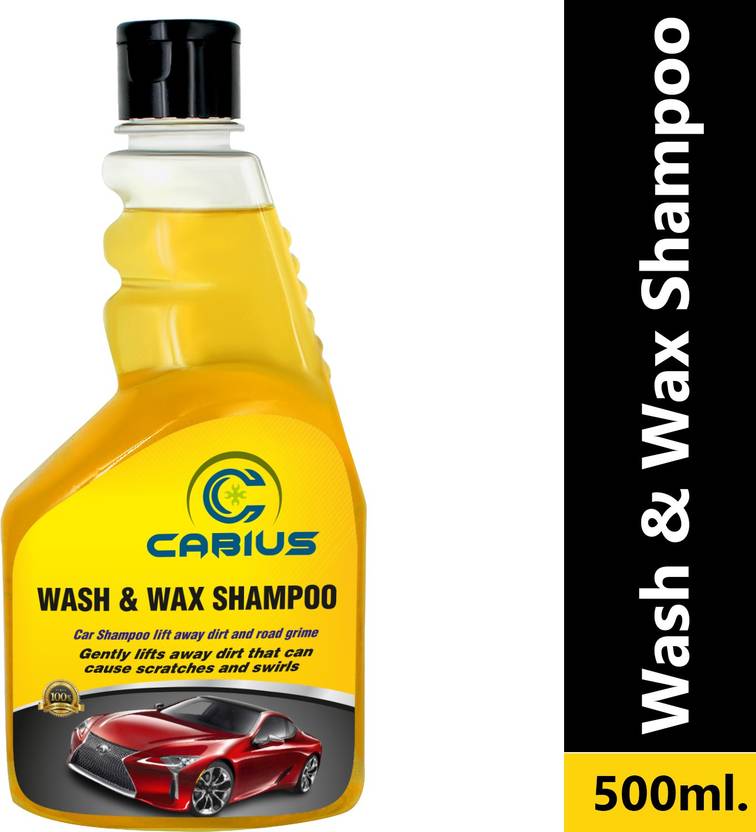 CABIUS Wash & Wax Shampoo Car Washing Liquid Price in India Buy