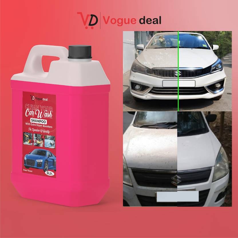 VOGUE DEAL High Foam Car Shampoo Car Washing Liquid Price in India