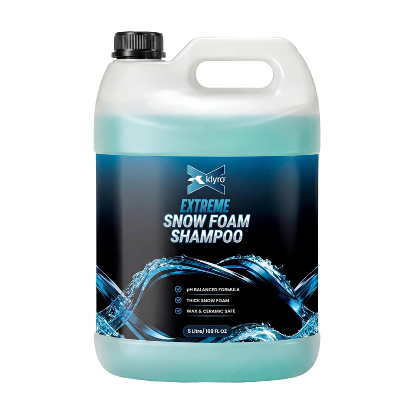 Klyro Klyro Extreme Snow Car Wash Shampoo 5L | pH Neutral Thick Foam | Wax & Ceramic Safe Car Washing Liquid(5000 ml) - Flipkart Deal