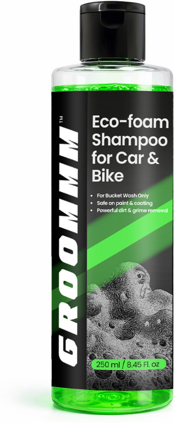 Groommm Car Wash Foam Shampoo (250ML) - Highly Concentrated | Snow Foam Car Shampoo Car Washing Liquid(250 ml)