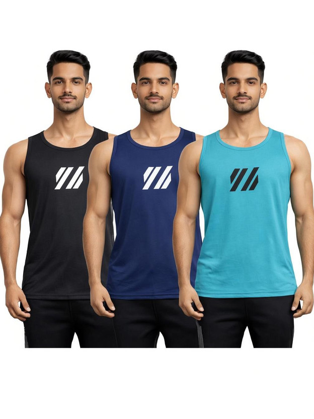 Expert Choice Printed Men Round Neck Multicolor T-Shirt