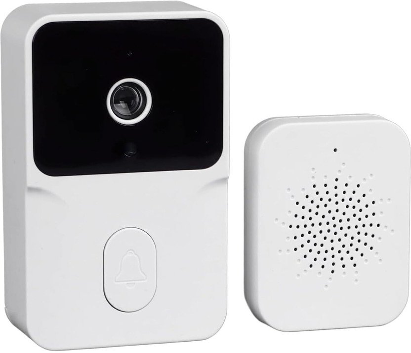 DRUMSTONE WiFi Doorbell Camera – HD 720P Video, Two-Way Audio Video Door Phone(Wireless Both Way)