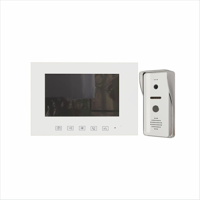 Trueview Video Door Phone with Camera | Two-Way Audio | Indoor Monitor Video Door Phone(Wired Both Way)