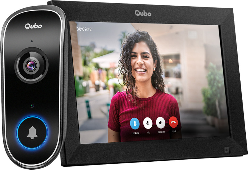 Qubo OC-CVT020BL2 Video Door Phone(Wireless Single Way)
